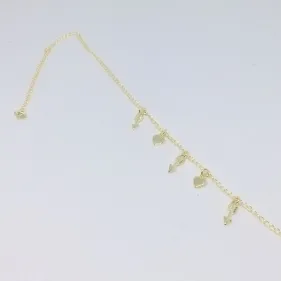 TORNOZELEIRA FLECHAS E CORAÇÃO DCAR