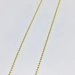 CORRENTE BOLINHAS DUPLAS PEQUENAS FINAS CVL 60 CM