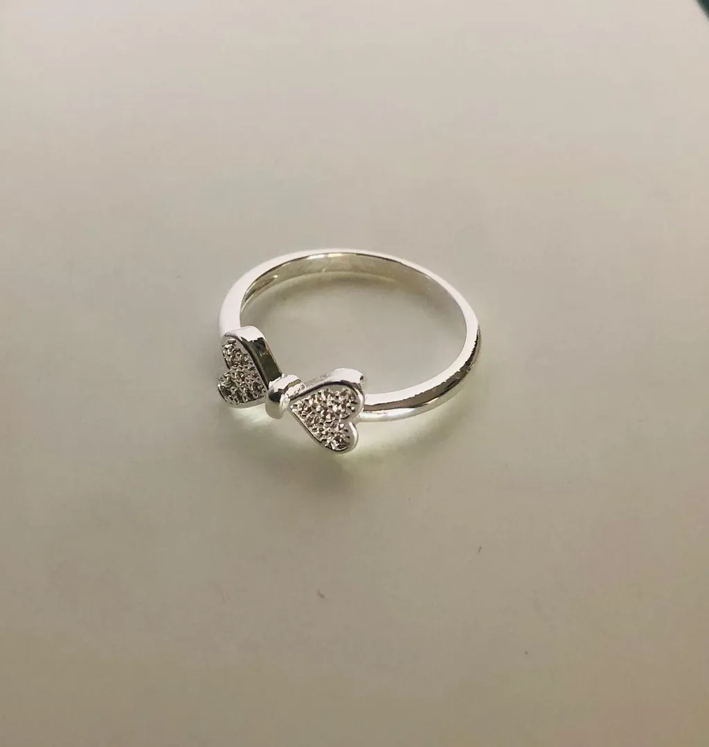 ANEL LAÇO CRAVEJADO MICROZIRCÔNIA PEQUENO BANHO DE PRATA PH