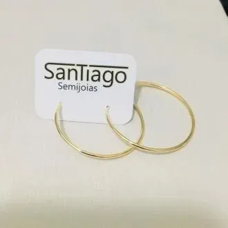 BRINCO ARGOLA FINA MÉDIA FECHADO
