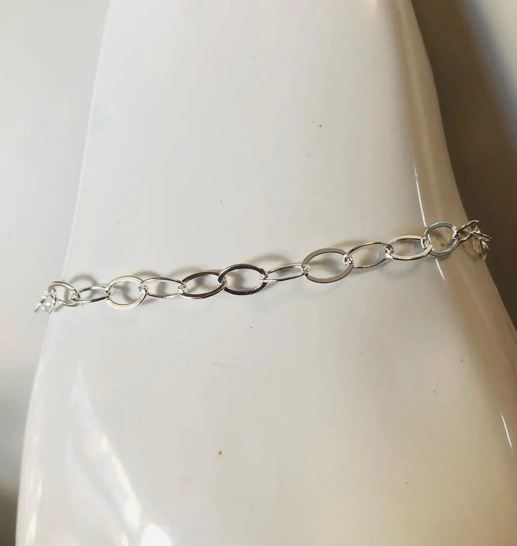 PULSEIRA FEMININA CARTIER GROSSA BANHO DE PRATA DCAR