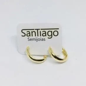BRINCO ARGOLA CLICK LISA FINA TRADICIONAL PEQUENA PH