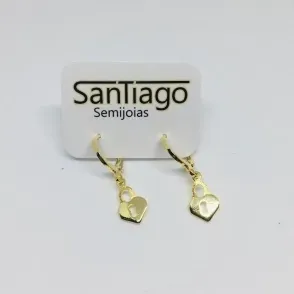BRINCO ARGOLINHA TRANQUETA CADEADO ADNY