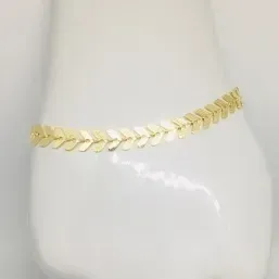 PULSEIRA FEMININA ESPINHA DE PEIXE FECHADA ADNY