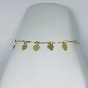 PULSEIRA INFANTIL CORAÇÕES CHAPINHA ADNY