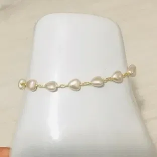 PULSEIRA PÉROLA CORAÇÃO ADNY